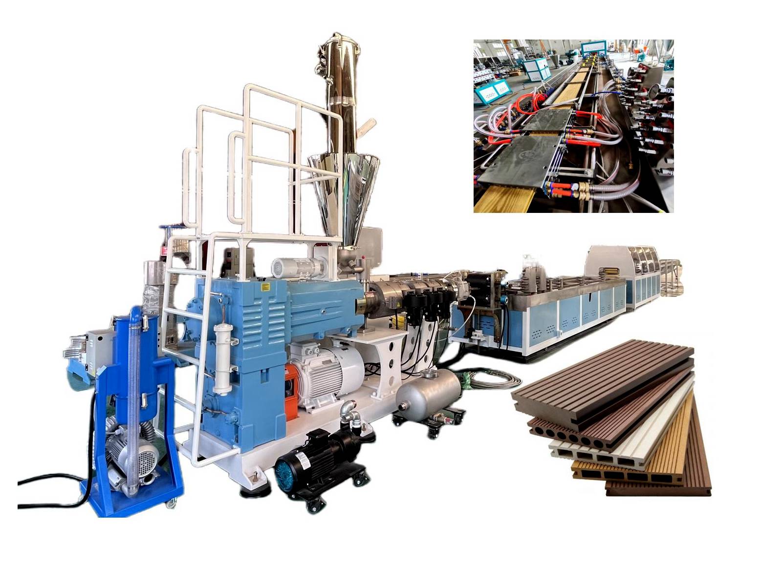 Building with Innovation: Exploring the Components and Functions of the WPC Decking Production Machine